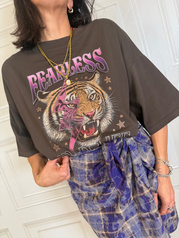 T-shirt tigre fearless - Susymix