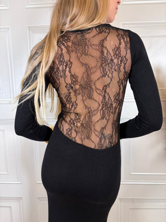 Abito pizzo schiena - Haveone