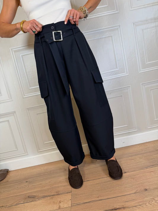 Pantalone Vivy tasconi blu - Haveone