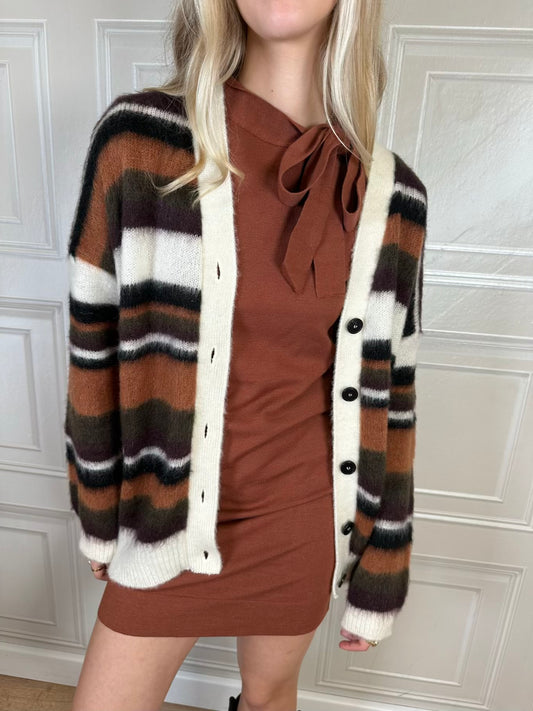 Cardigan mohair righe - Vicolo