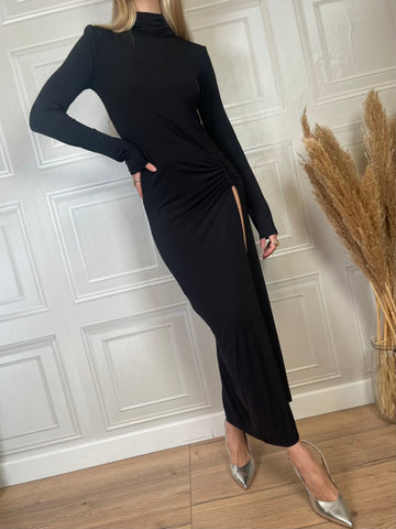 Abito lungo spacco ampio - Kontatto