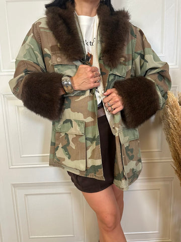 Giacca camouflage fur - Tensione In