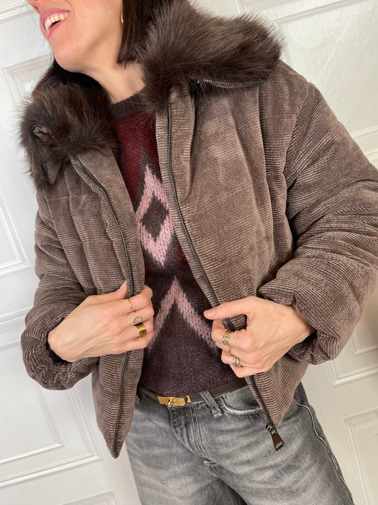 Bomber velluto costine - Vicolo