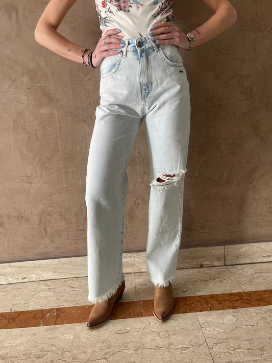 Jeans Bleach strappo - Berna