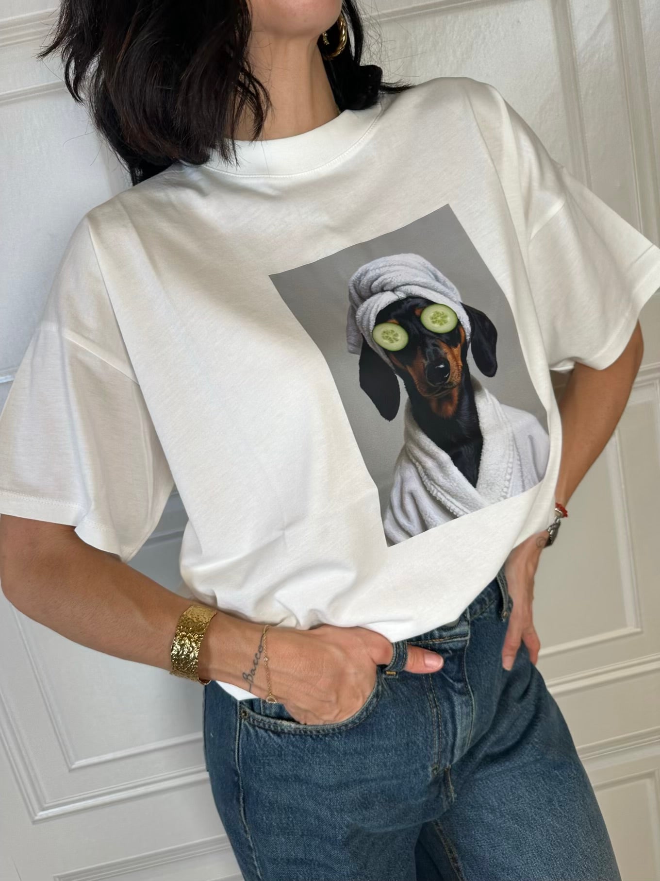T-shirt bassotto cetrioli - Vicolo