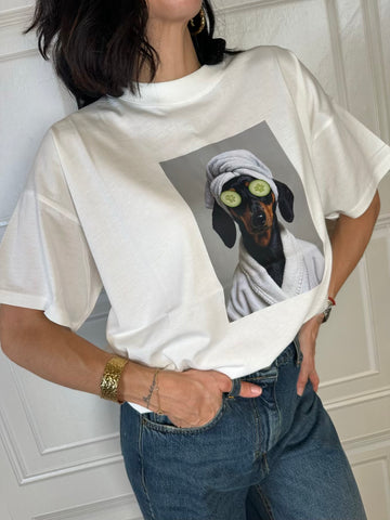 T-shirt bassotto cetrioli - Vicolo