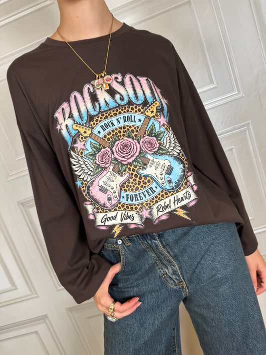 T-shirt Rock Soul moro - vicolo