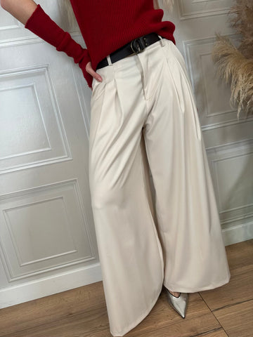 Pantalone largo pinces- Haveone