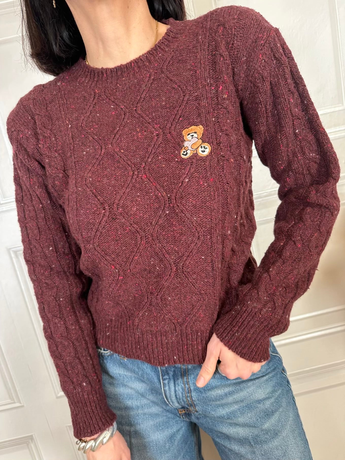 Pull girocollo losanghe orsetto - Kontatto