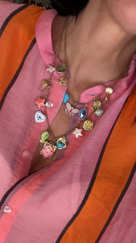 Collana Tulum multicharms - Hola
