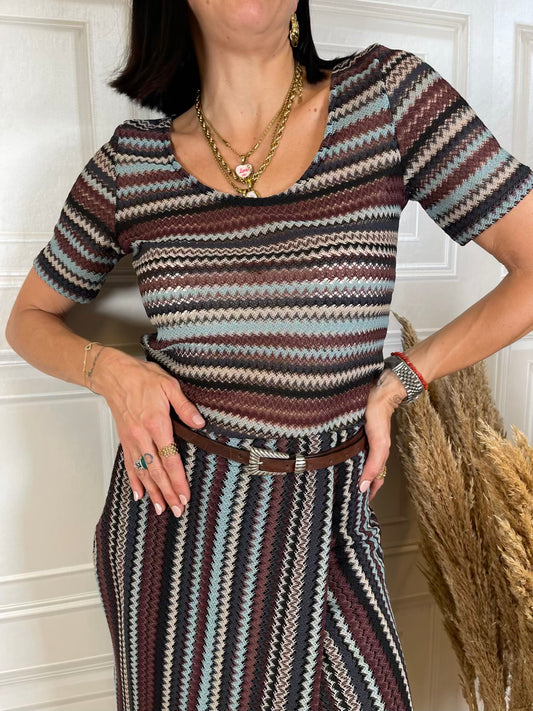 Maglia stile Missoni- Susymix