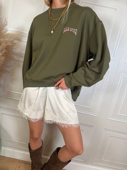 Pantaloncino lingerie pizzo panna - HaveOne