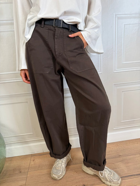 Pantalone egg fit stellina moro - SusyMix