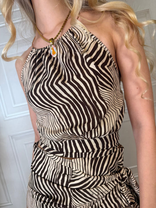 Top collana zebrato - Vicolo