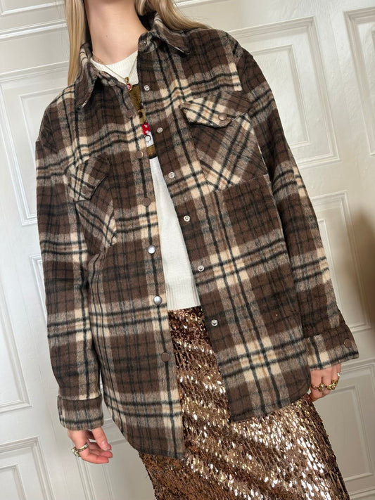 Giacca camicia check flanella - SusyMix