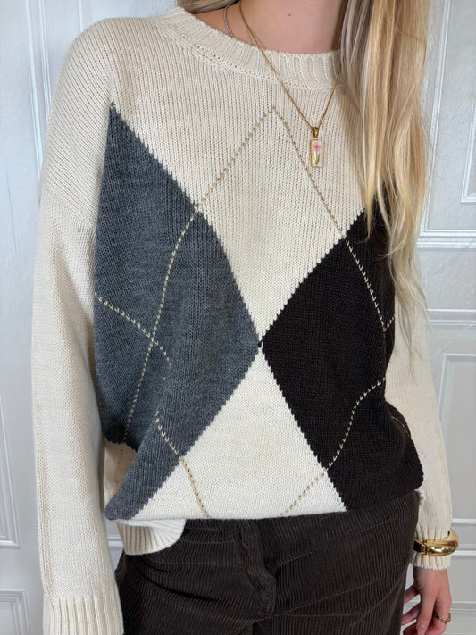 Pull rombi lurex - Haveone