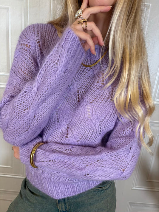 Pull girocollo trecce - Kontatto