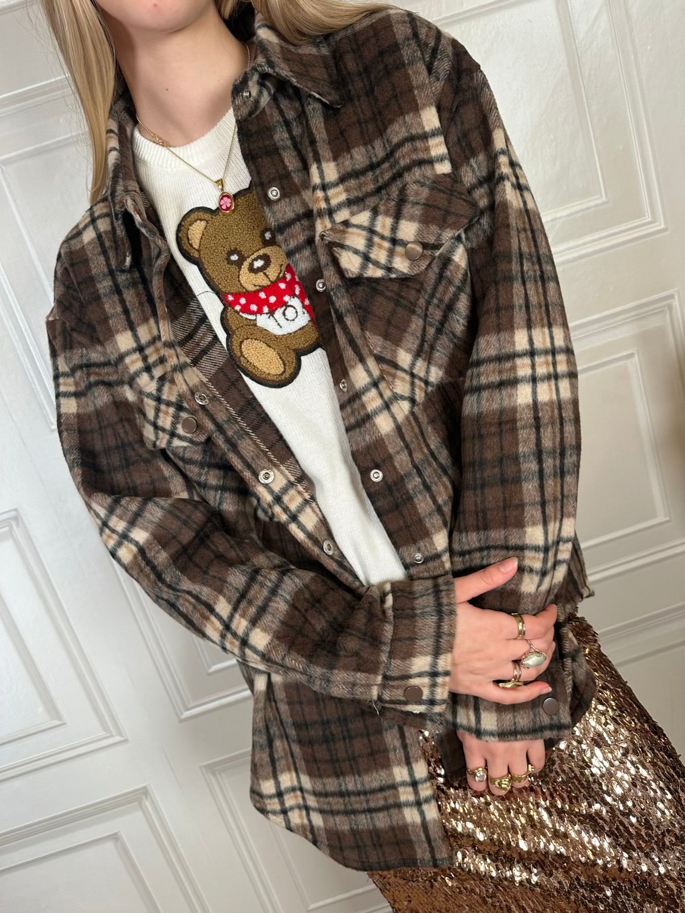 Giacca camicia check flanella - SusyMix