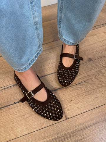 Ballerina moro traforata strass - SusyMix