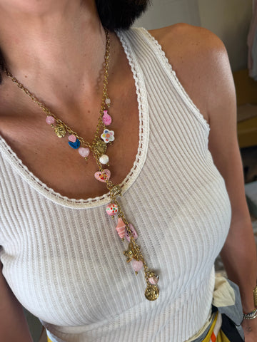 Collana Minorca multicharms - Hola
