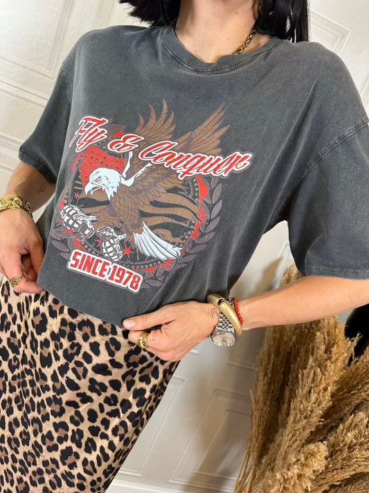 T-shirt Fly & Conquere - Haveone