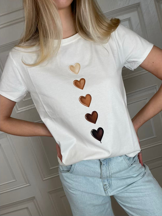 T-shirt cuoricini - Vicolo