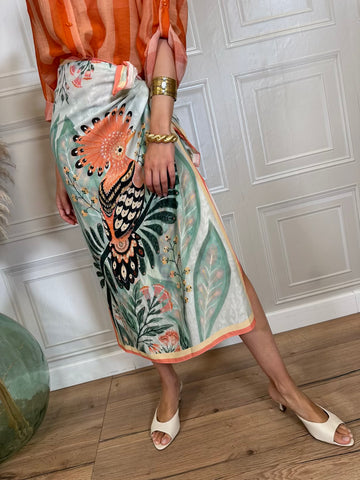Gonna pareo lunga hibiscus - Haveone