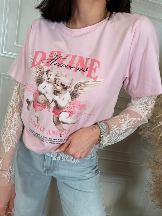 T-shirt angioletti - SusyMix