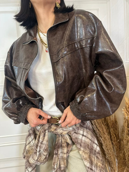 Bomber ecopelle - Vicolo