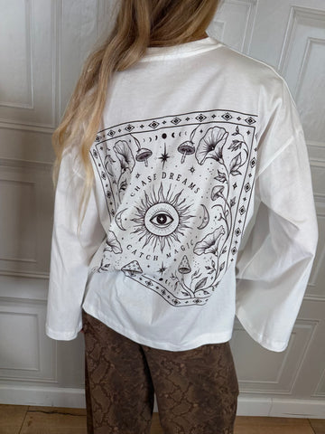 T-shirt manica ampia nothing is by change - Vicolo