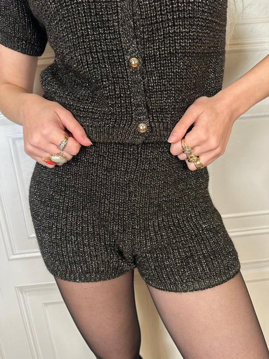 Shorts maglia lurex - Kikisix