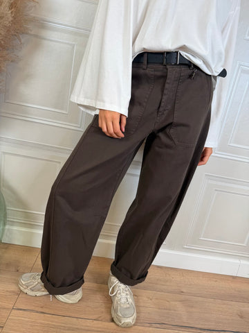 Pantalone egg fit stellina moro - SusyMix