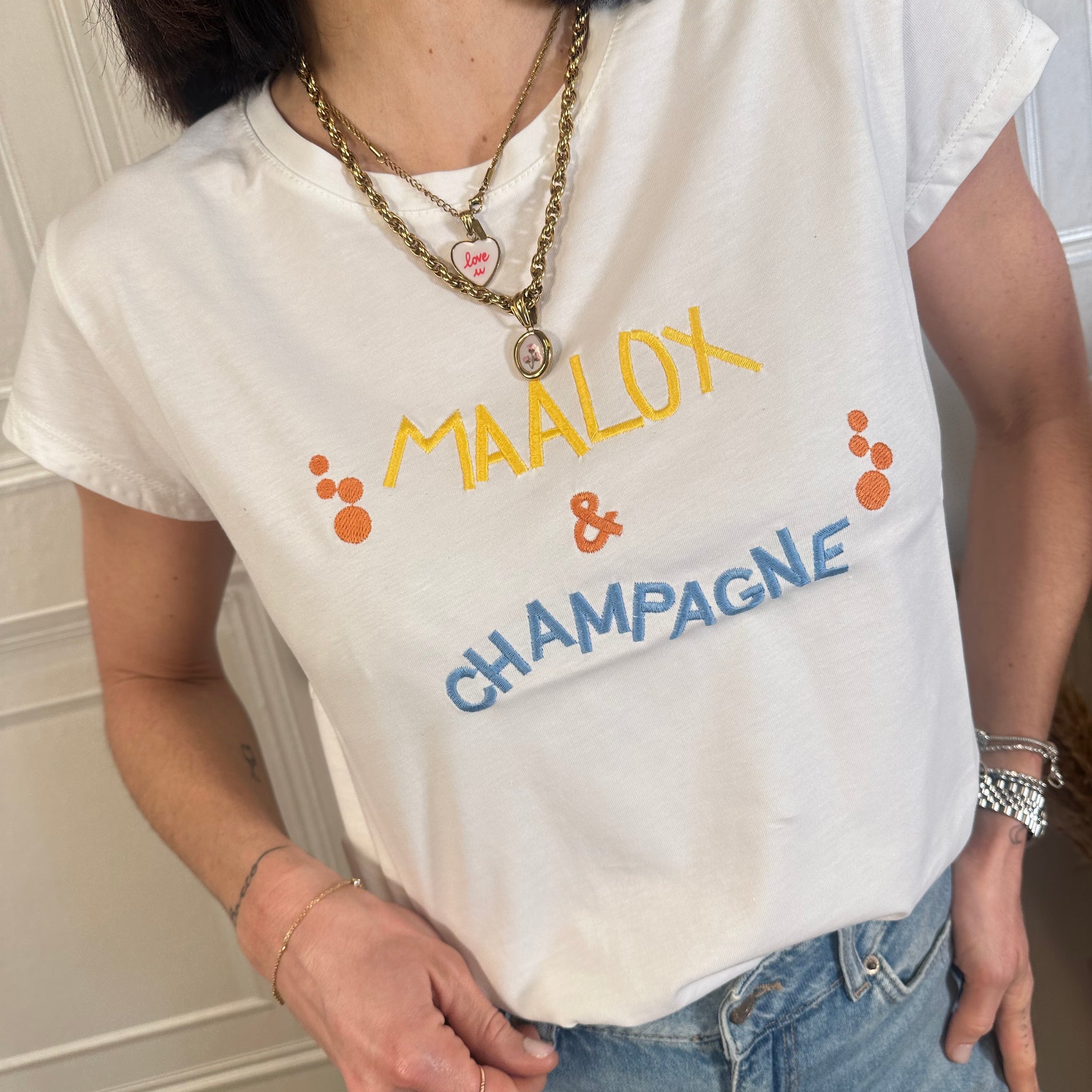 T-shirt “Maalox e Champagne” - Vicolo