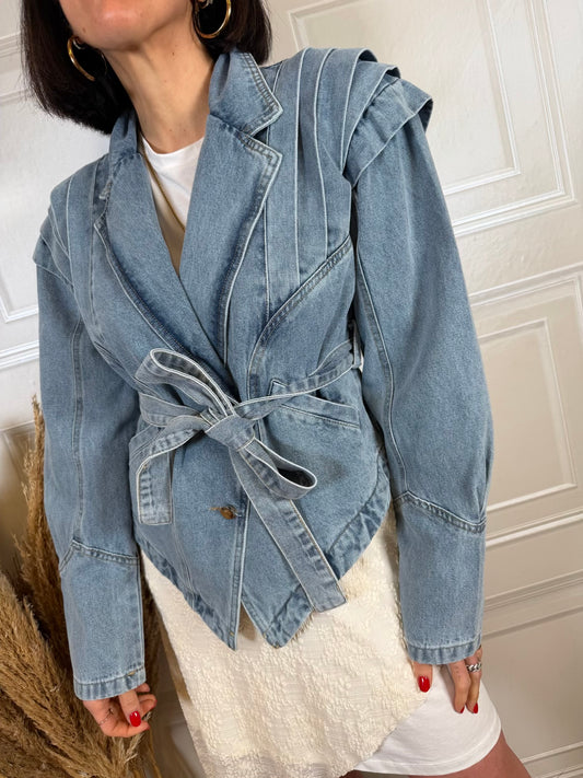 Giacca denim clessidra - SusyMix