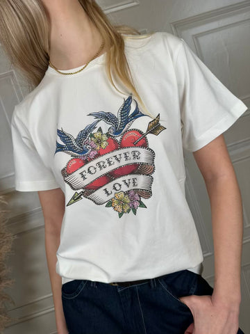 T-shirt Forever love - Kikisix
