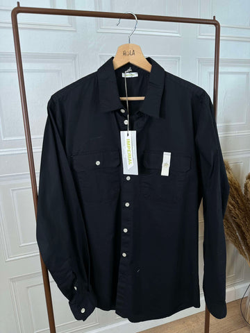 Camicia nera a contrasto - Imperial