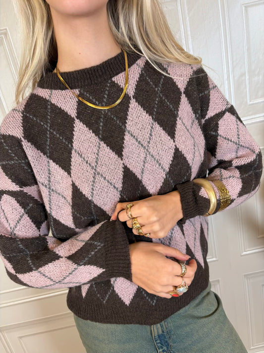 Pull girocollo rombi - Kontatto