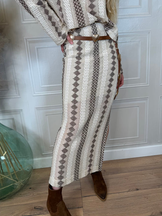 Gonna lunga traforata lurex - PhiliaLoft