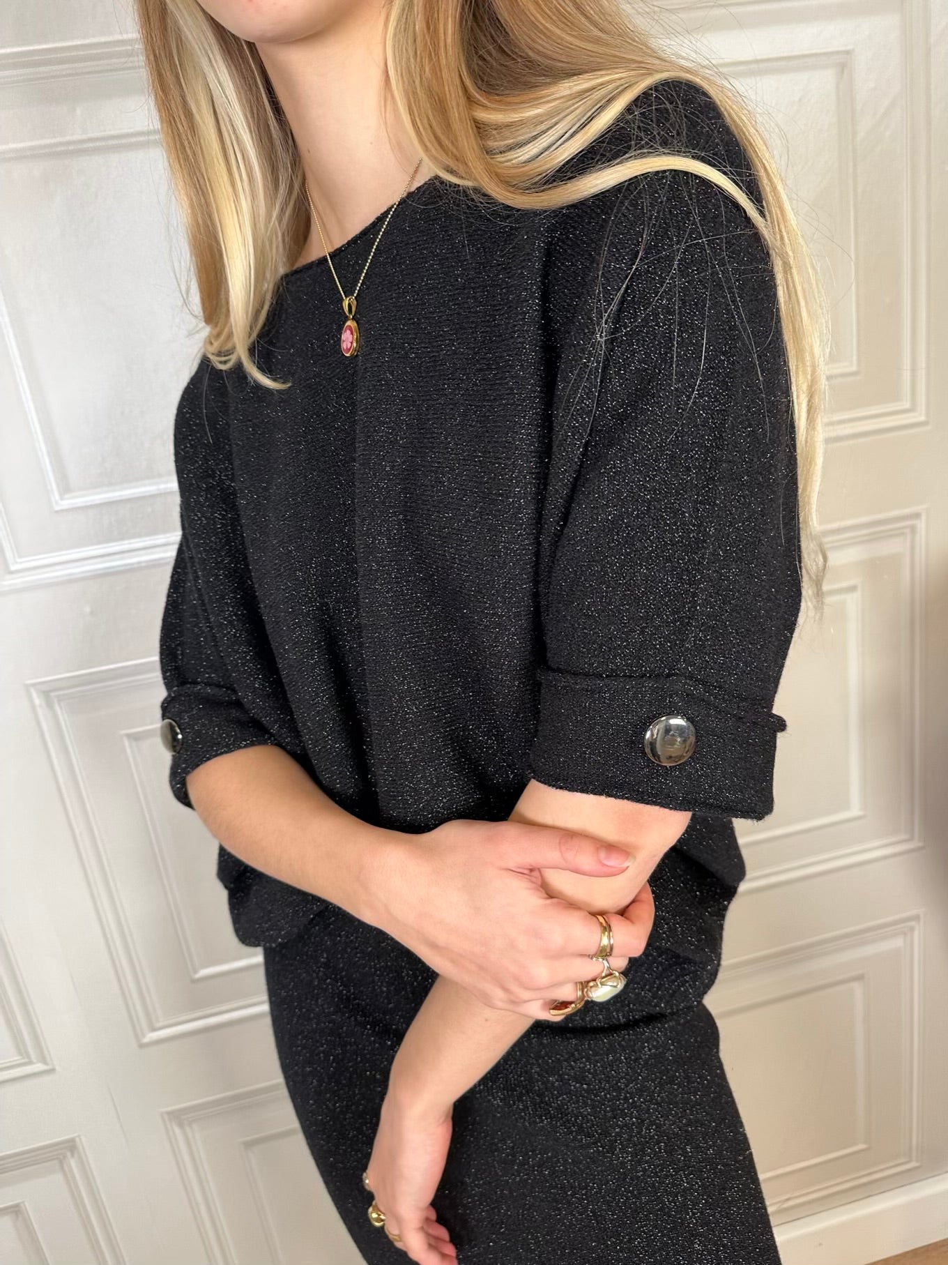 Pull lurex mezza manica - Kontatto