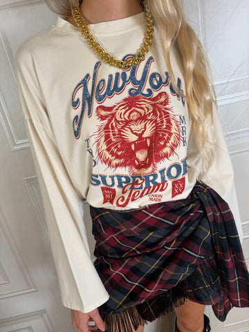 T-shirt manica ampia New York - Kikisix