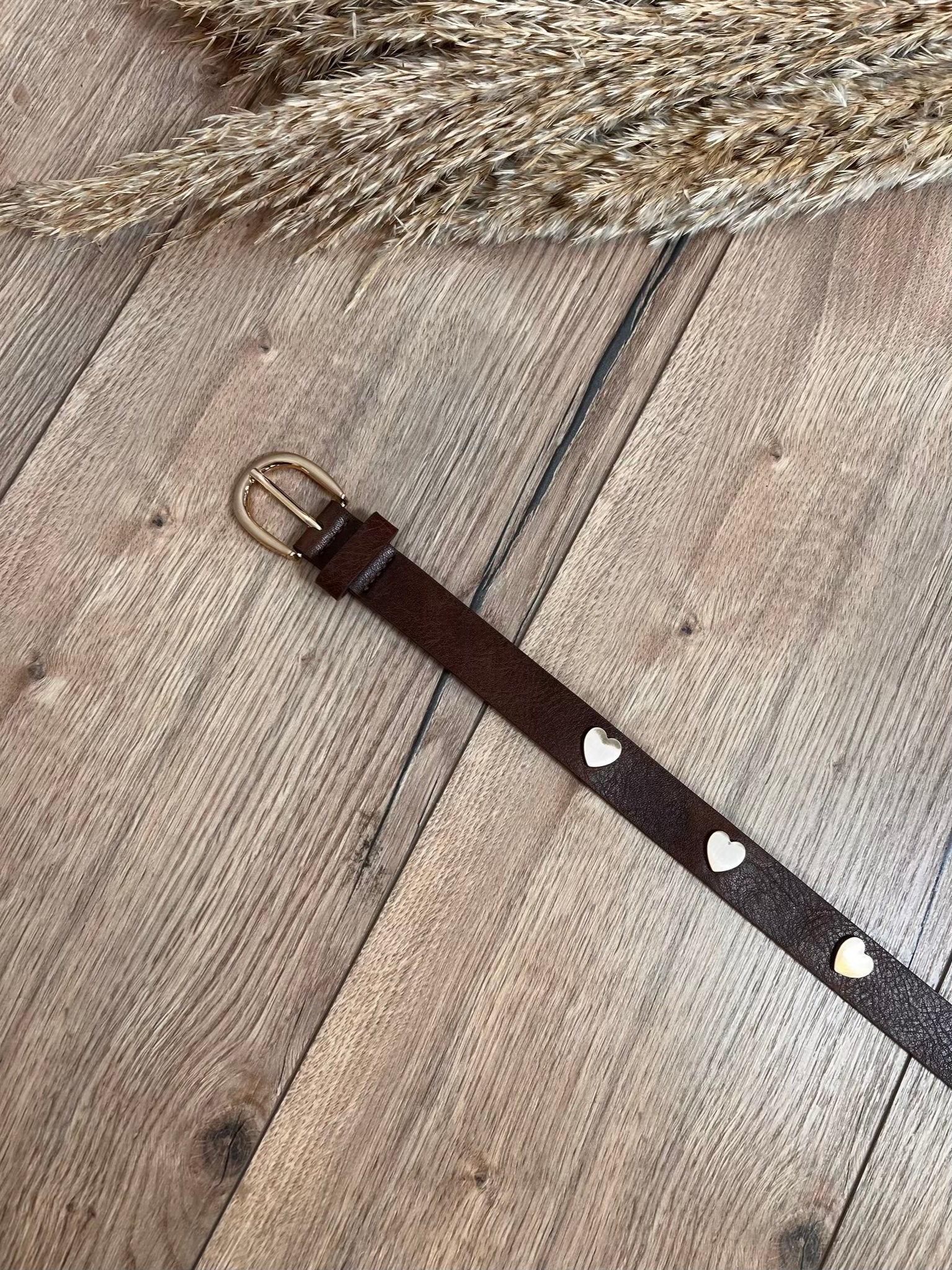 Cintura ecopelle cuoricini - Hola selection