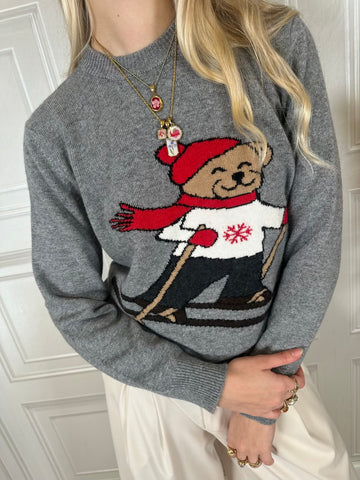 Maglione orsetto sciatore - Vicolo