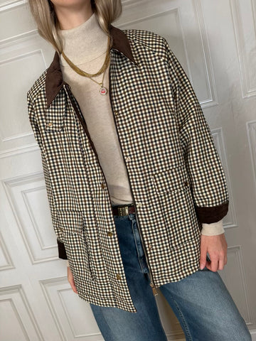 Barn Jacket quadretti - Glamorous
