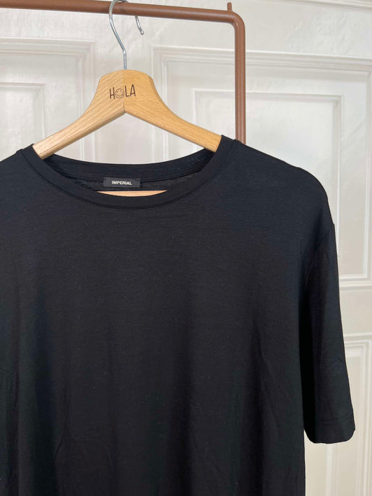T-shirt basic nera - Imperial