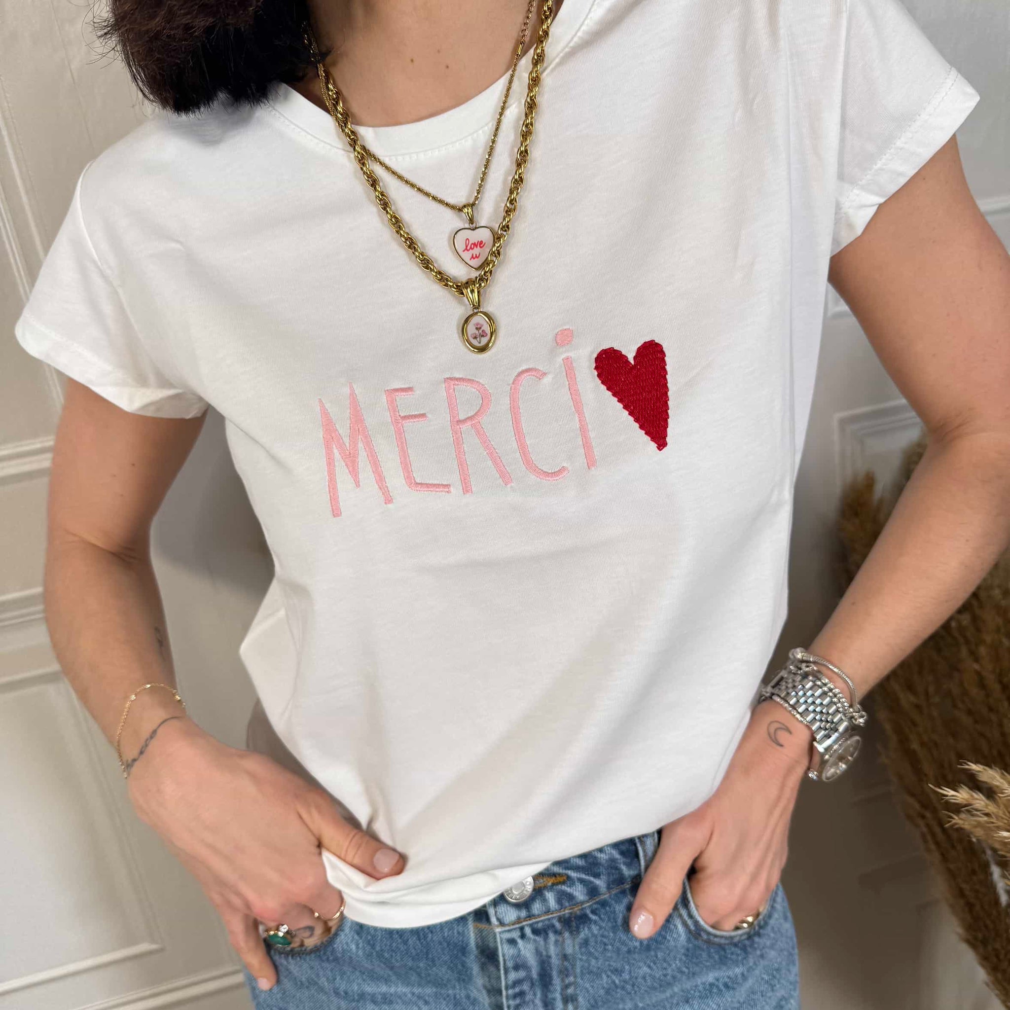 T-shirt “Merci”- Vicolo