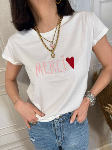 T-shirt “Merci”- Vicolo
