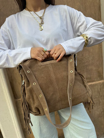 Borsa Lara suede frange - Hola selection