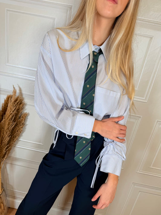 Camicia college cravatta green - Vicolo