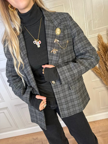 Blazer Principe di Galles spille - Vicolo