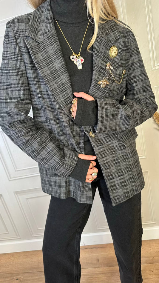 Blazer Principe di Galles spille - Vicolo